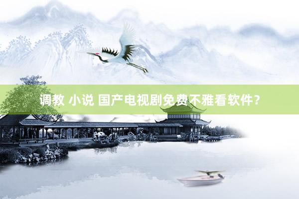 调教 小说 国产电视剧免费不雅看软件？